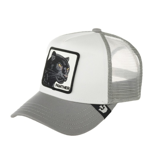 Бейсболка GOORIN BROTHERS Animal Farm THE PANTHER 101-0381 (белый серый) 91-643-50-00