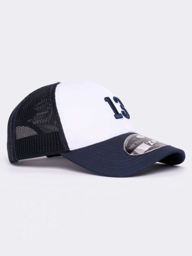 Бейсболка ATRIBUTIKA & CLUB №13, бел.-т.син. 21173