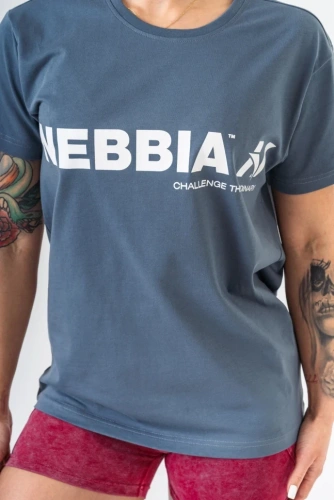 Футболка Nebbia GYM ESSENTIALS 380 Grey