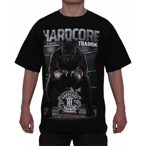 Футболка Hardcore Training х Ground Shark The Moment of Truth Black Oversized Fit hctshirt0450