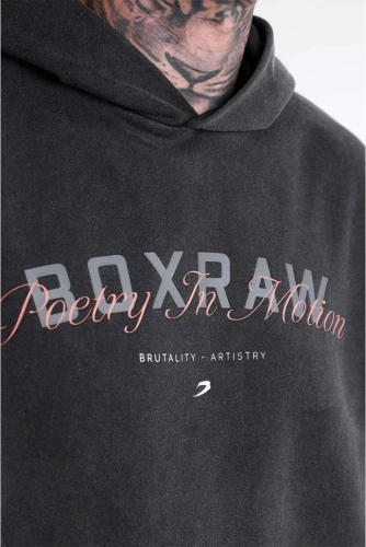 Худи BoxRaw Poetry In Motion Oversized BXRW-U-PIMOH-Black