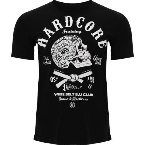 Футболка Hardcore Training White Belt Black hctshirt0513
