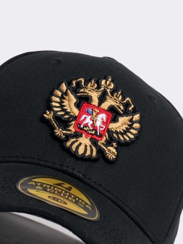 Бейсболка ATRIBUTIKA & CLUB Россия, черн. 10392
