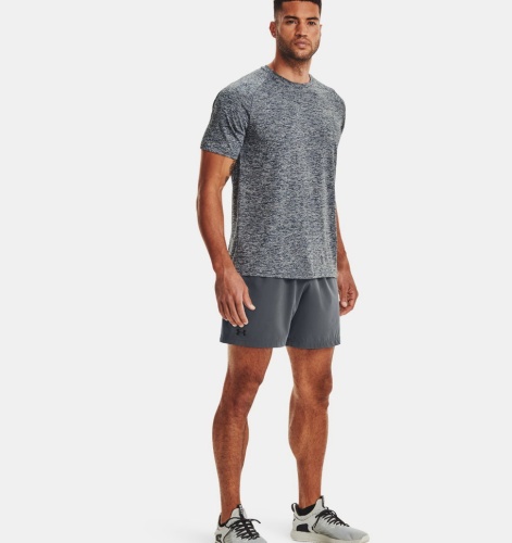 Футболка Under Armour UA Tech SS Tee Academy /  / Steel 1326413-409