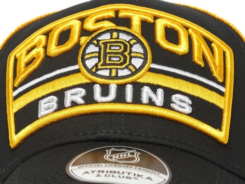 Бейсболка ATRIBUTIKA&CLUB Boston Bruins, черн.-желт. 31732