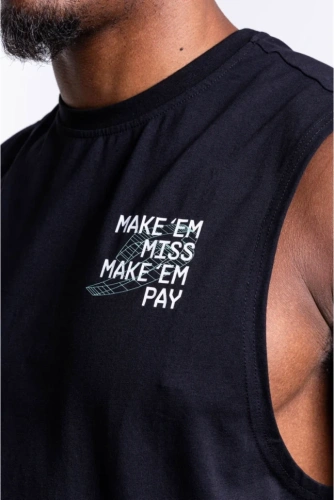Майка Boxraw Make 'Em Miss BXRW-MEMMT-Black