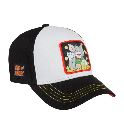 Бейсболка CAPSLAB Tom and Jerry Tom черный белый 88-408-48-00