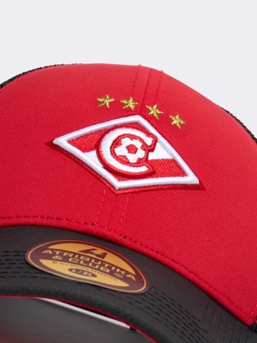 Бейсболка ATRIBUTIKA & CLUB ФК Спартак, красн.-черн. 120512