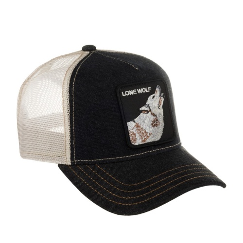 Бейсболка GOORIN BROTHERS ANIMAL FARM Wolf 101-0389 (темно-серый) 91-649-05-00